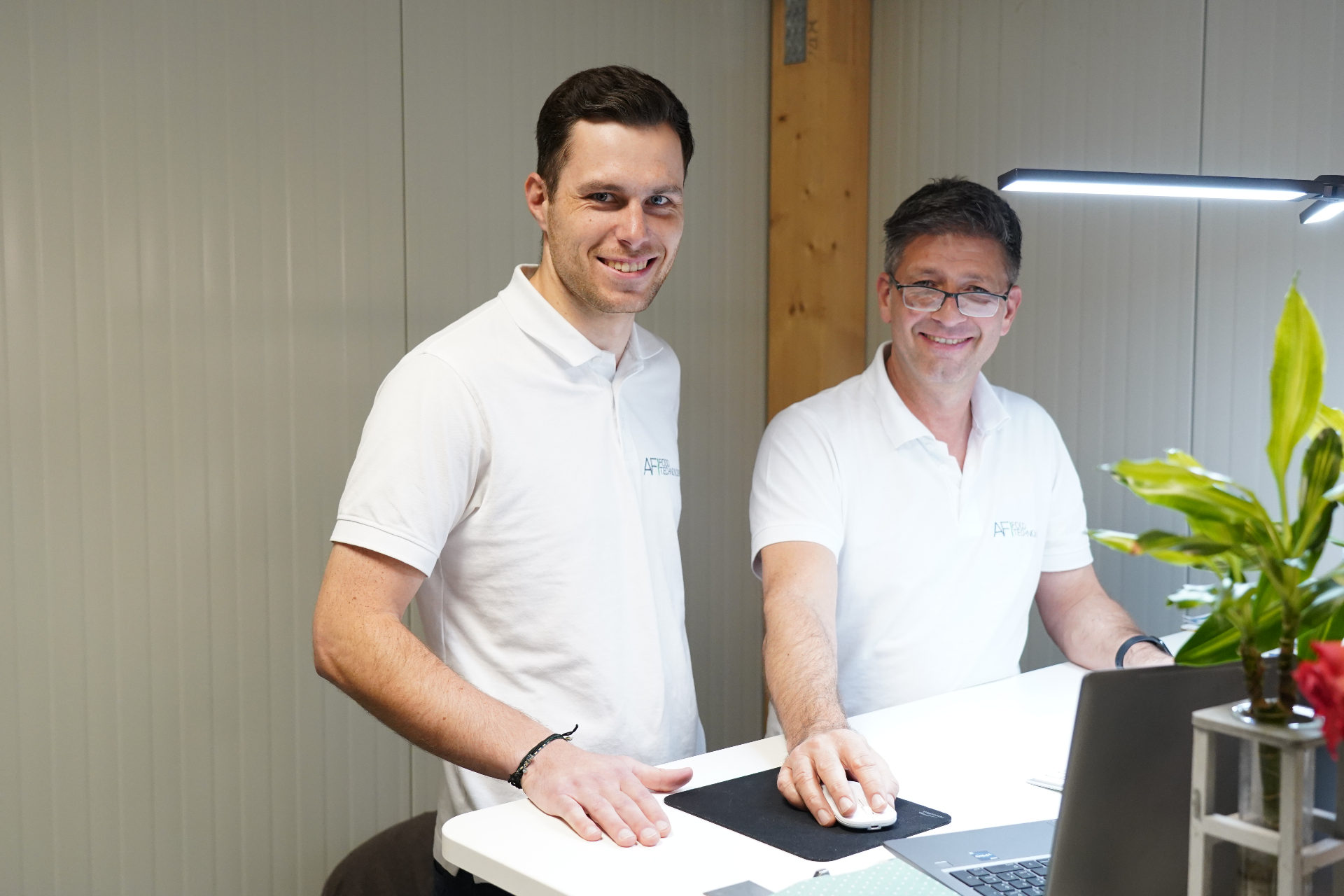 Henrik Arndt (links) und Michael Fuchs (rechts), Gründer von AF Food Technology